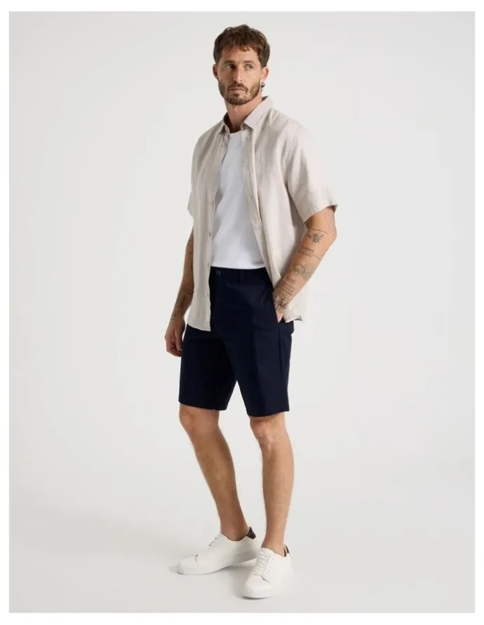 Basque Chino Shorts in Navy
