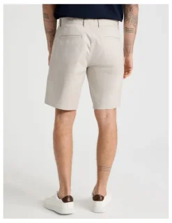 Basque Chino Shorts in Silver Grey