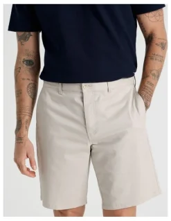 Basque Chino Shorts in Silver Grey