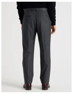 Basque Cuffed Pants in Grey Marle