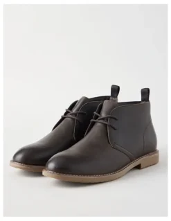 Basque Denver Leather Chukka Boot Chocolate