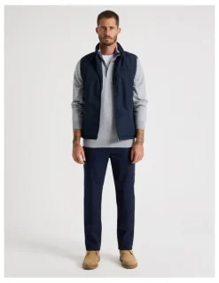 Basque Quarter Zip Knit Sweater in Grey