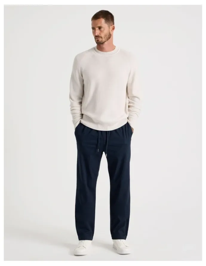 Basque Rugby Jogger Pant in Navy