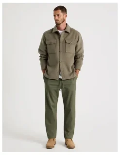 Basque Rugby Jogger Pant in Olive