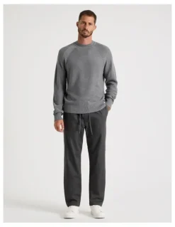 Basque Rugby Jogger Pants in Charcoal