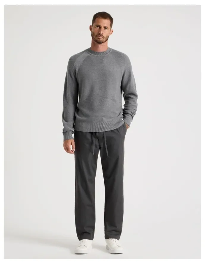 Basque Rugby Jogger Pants in Charcoal