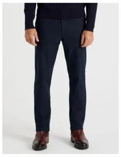 Basque Tech Twill Five Pocket Pants in Navy