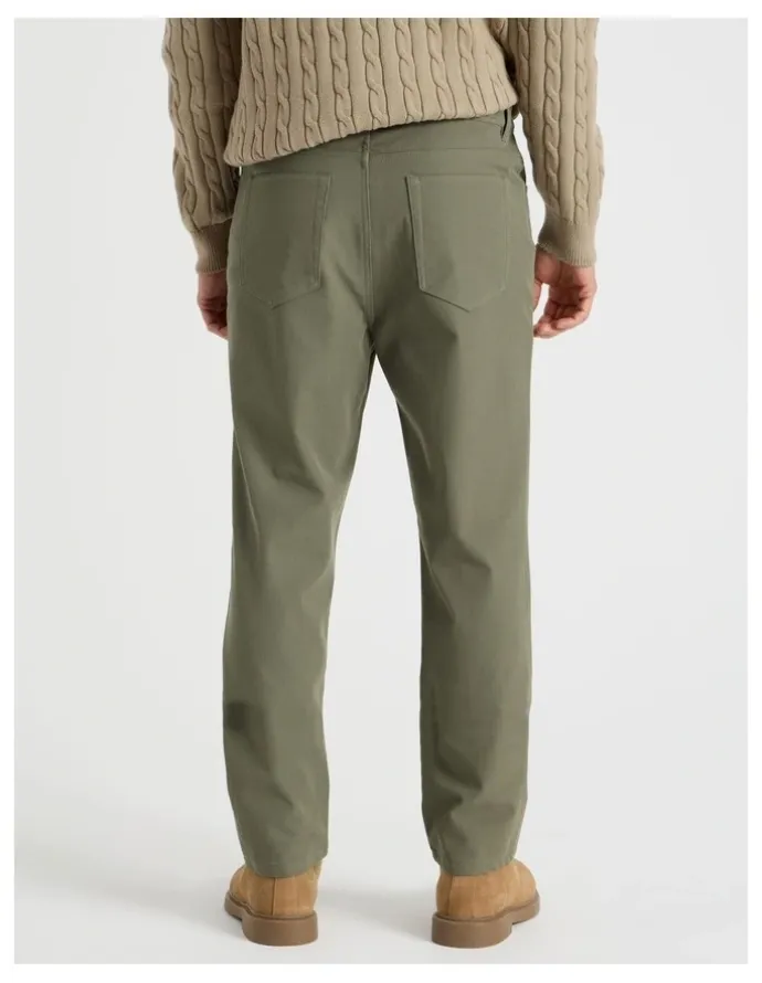 Basque Tech Twill Five Pocket Pants in Light Green