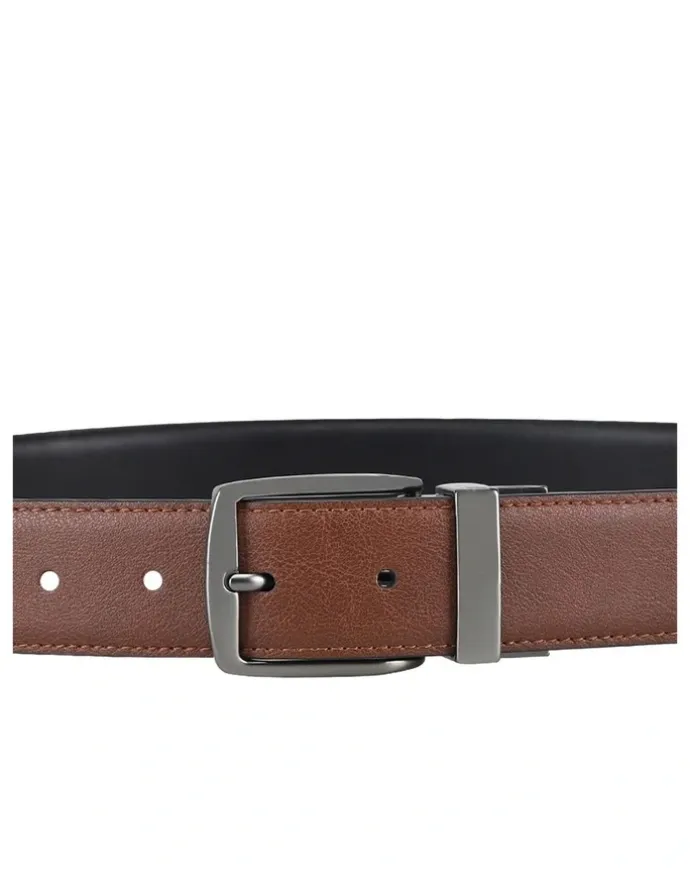 Ben Sherman Reversible Belt in Tan/Black