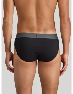 Bendon Man Cotton Low-Rise Mens Brief in Black