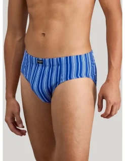 Bendon Man Cotton Stretch Mens Brief in Surf The Web Stripe