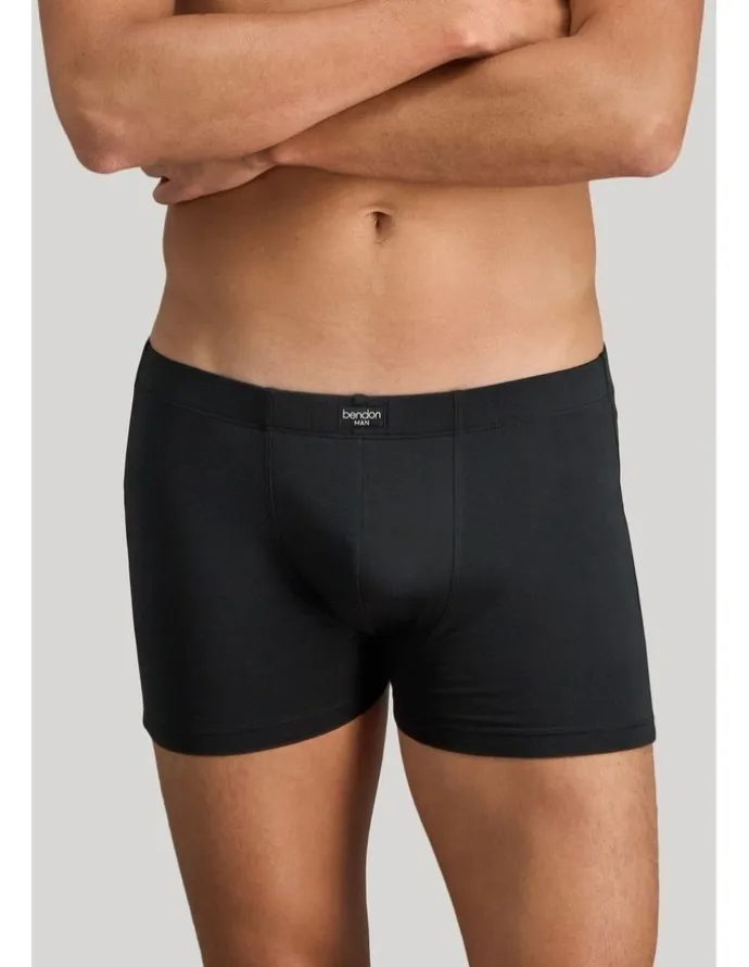 Bendon Man Cotton Stretch Mens Trunk in Black