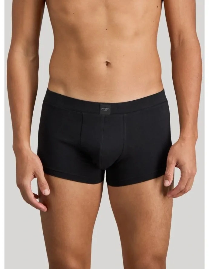 Bendon Man High Tech Cotton Mens Trunk in Black