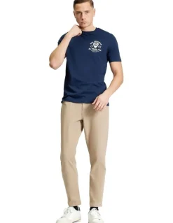 Ben Sherman Acoustic Tee in Dark Navy