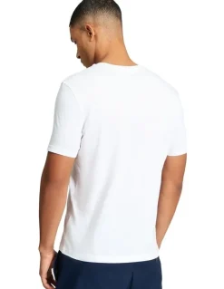 Ben Sherman Core Stripe Tee in White