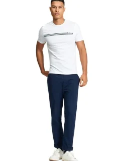 Ben Sherman Core Stripe Tee in White