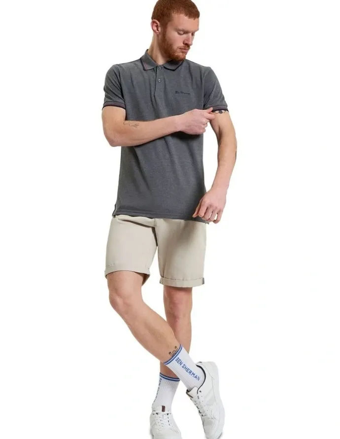 Ben Sherman Signature Chino Shorts in Putty