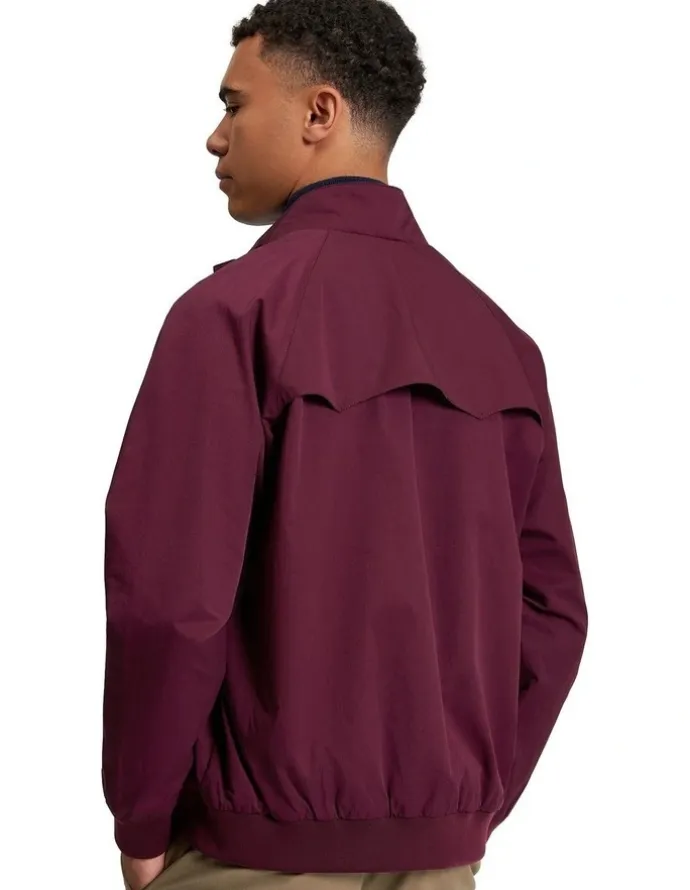 Ben Sherman Signature Harrington Jacket in Dark Wine