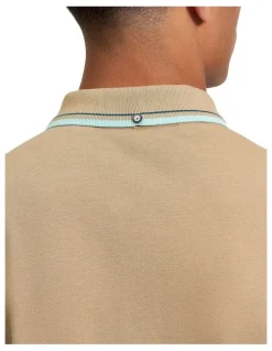 Ben Sherman Signature Pique Polo in Sand