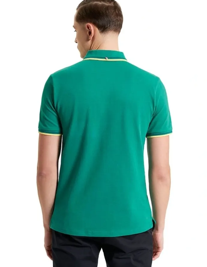 Ben Sherman Signature Pique Polo in Bright Green