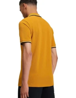 Ben Sherman Signature Pique Polo in Mustard