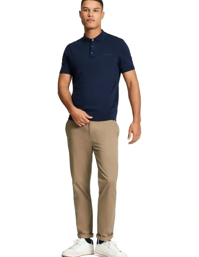 Ben Sherman Signature Short Sleeve Polo in Dark Navy