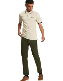 Ben Sherman Signature Slim Stretch Chino Pant in Khaki