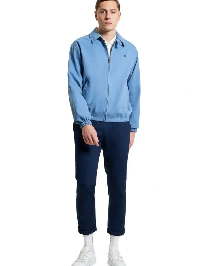 Ben Sherman Sports Blouson Jacket in Rivera Blue