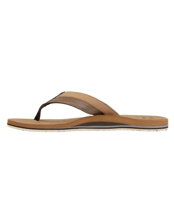 Billabong All Day Impact Thongs in Camel
