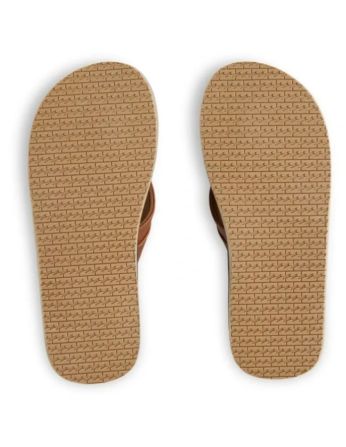 Billabong All Day Impact Thongs In Navy Tan