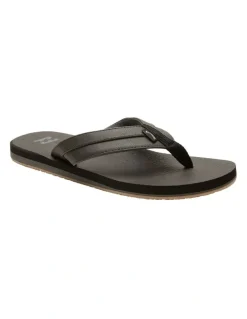 Billabong All Day Impact Cush Thongs in Black