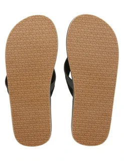 Billabong All Day Impact Thongs in Char Black
