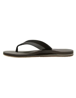 Billabong All Day Impact Thongs in Char Black