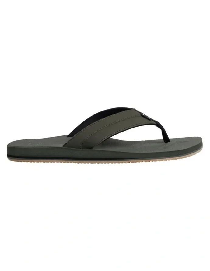 Billabong All Day Impact Thongs in Military Green