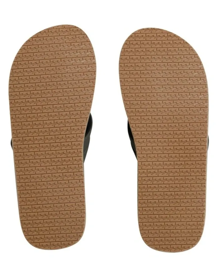 Billabong All Day Impact Thongs in Military Green