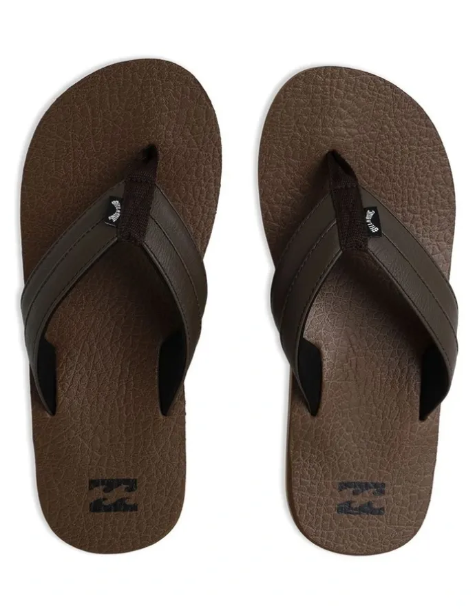 Billabong All Day Impact Cush Thongs In Camel
