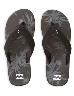 Billabong All Day Impact Print Sandals in Black