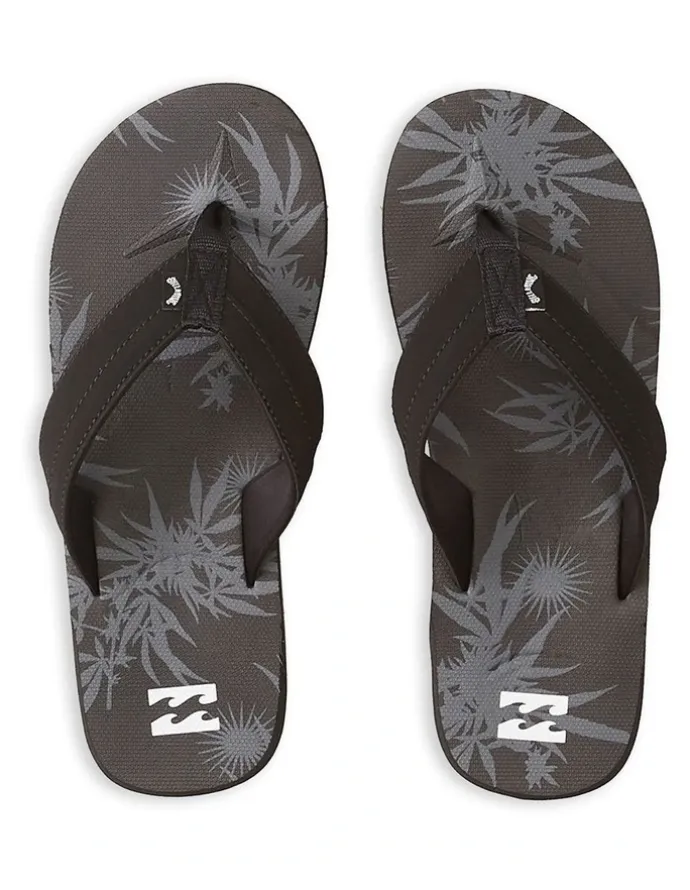 Billabong All Day Impact Print Sandals in Black