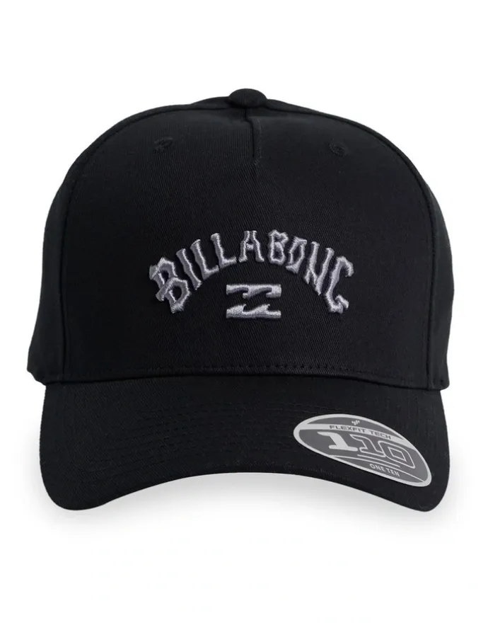 Billabong Arch Flexfit 110 Snapback Cap In Black