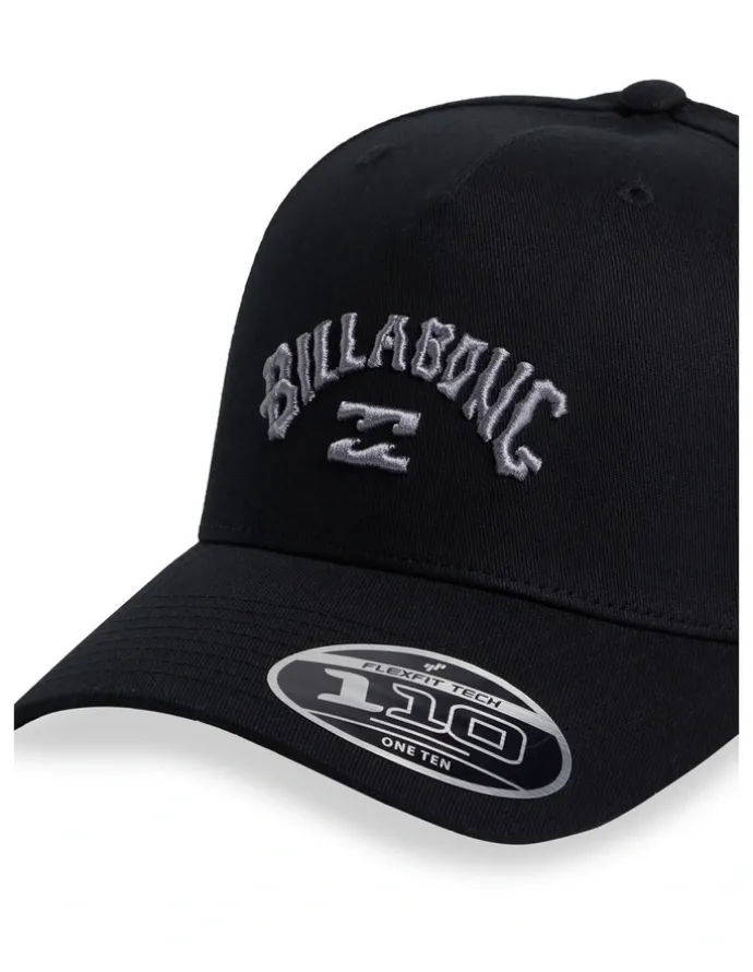 Billabong Arch Flexfit 110 Snapback Cap In Black
