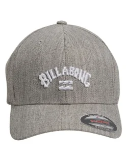 Billabong Arch Flexfit Cap Heather in Light Grey