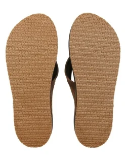 Billabong Brunswick Leather Sandals in Black