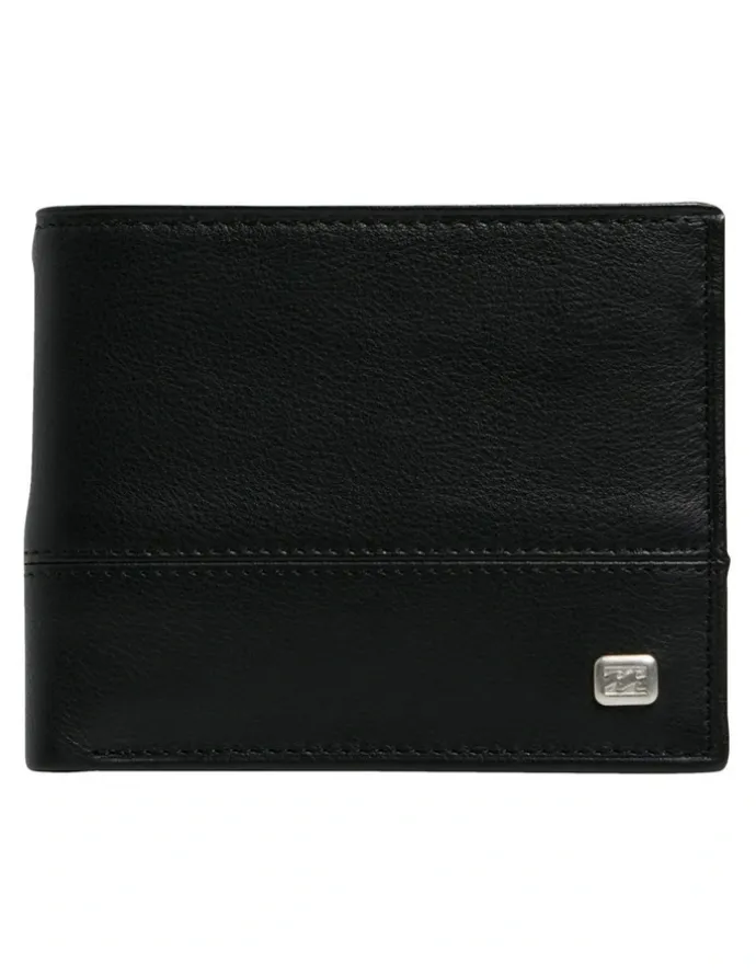 Billabong Dimension 2In1 Leather Wallet in Black