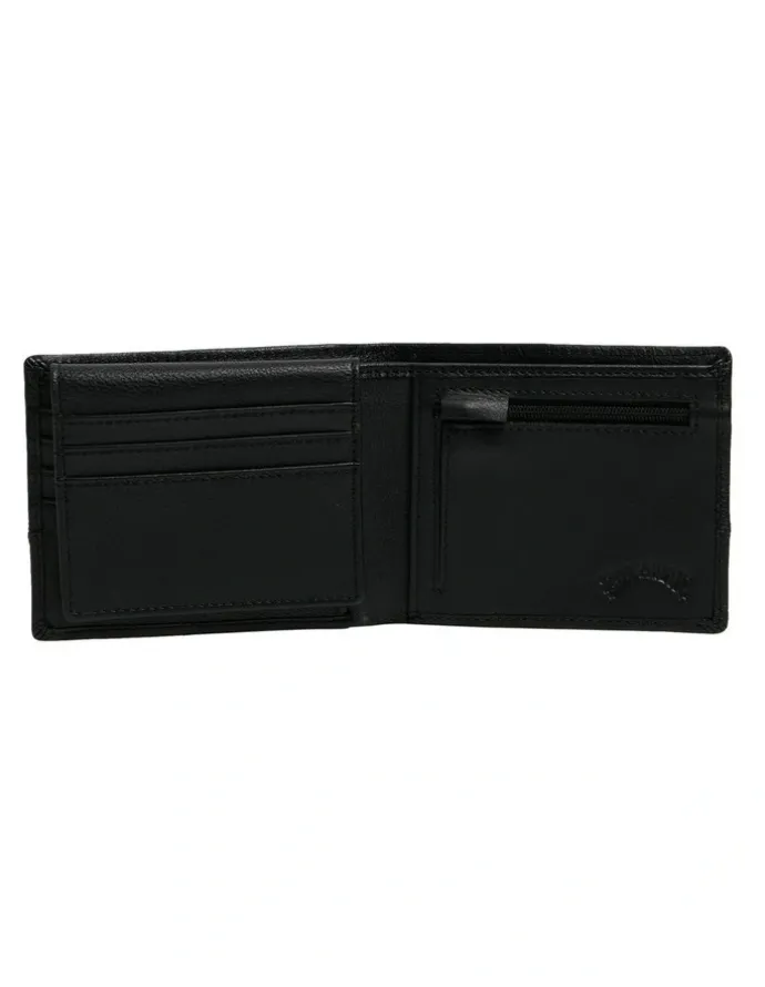 Billabong Dimension 2In1 Leather Wallet in Black