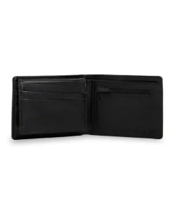 Billabong Script Bi Fold Wallet in Black