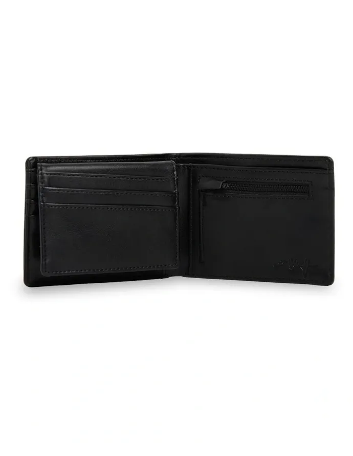 Billabong Script Bi Fold Wallet in Black