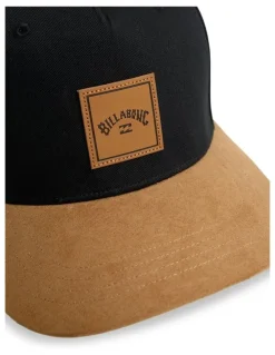 Billabong Stacked Cap in Black/Tan