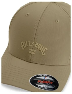 Billabong Surftrek Ripstop Flexfit Cap In Khaki