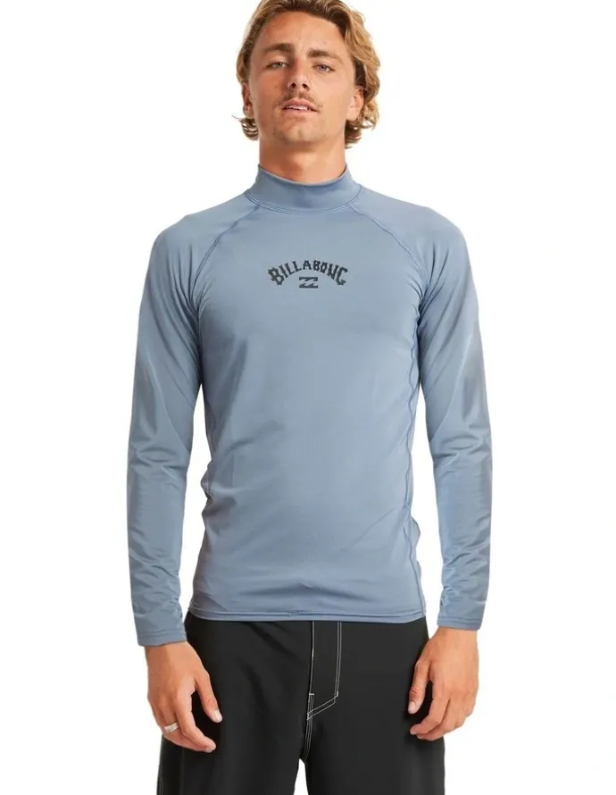 Billabong All Day Arch Long Sleeve Rash Vest in Assorted