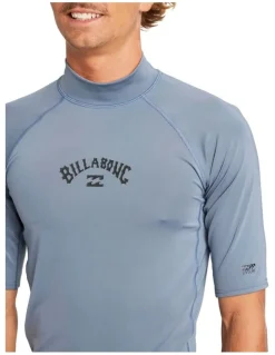 Billabong All Day Arch Short Sleeve Rash Vest In Assorted